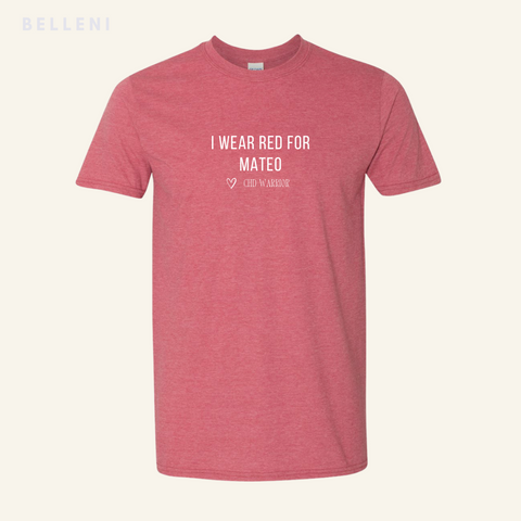 I Wear Red For - With Regular Font