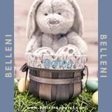 Embroidered Boy Easter Basket